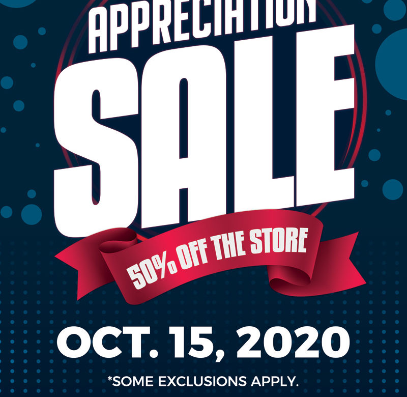 Customer Appreciation Sale